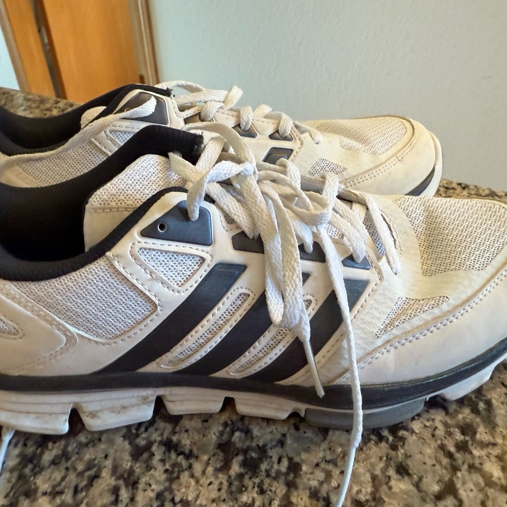 Adidas White and Gray Training Shoes